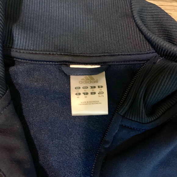 Vintage Adidas Men’s Navy Blue Track Jacket - Picture 3 of 4